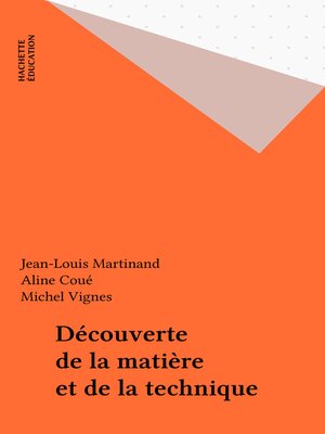 cover image of Découverte de la matière et de la technique